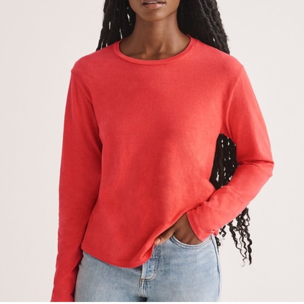 Liz Claiborne Coral Long Sleeve Top